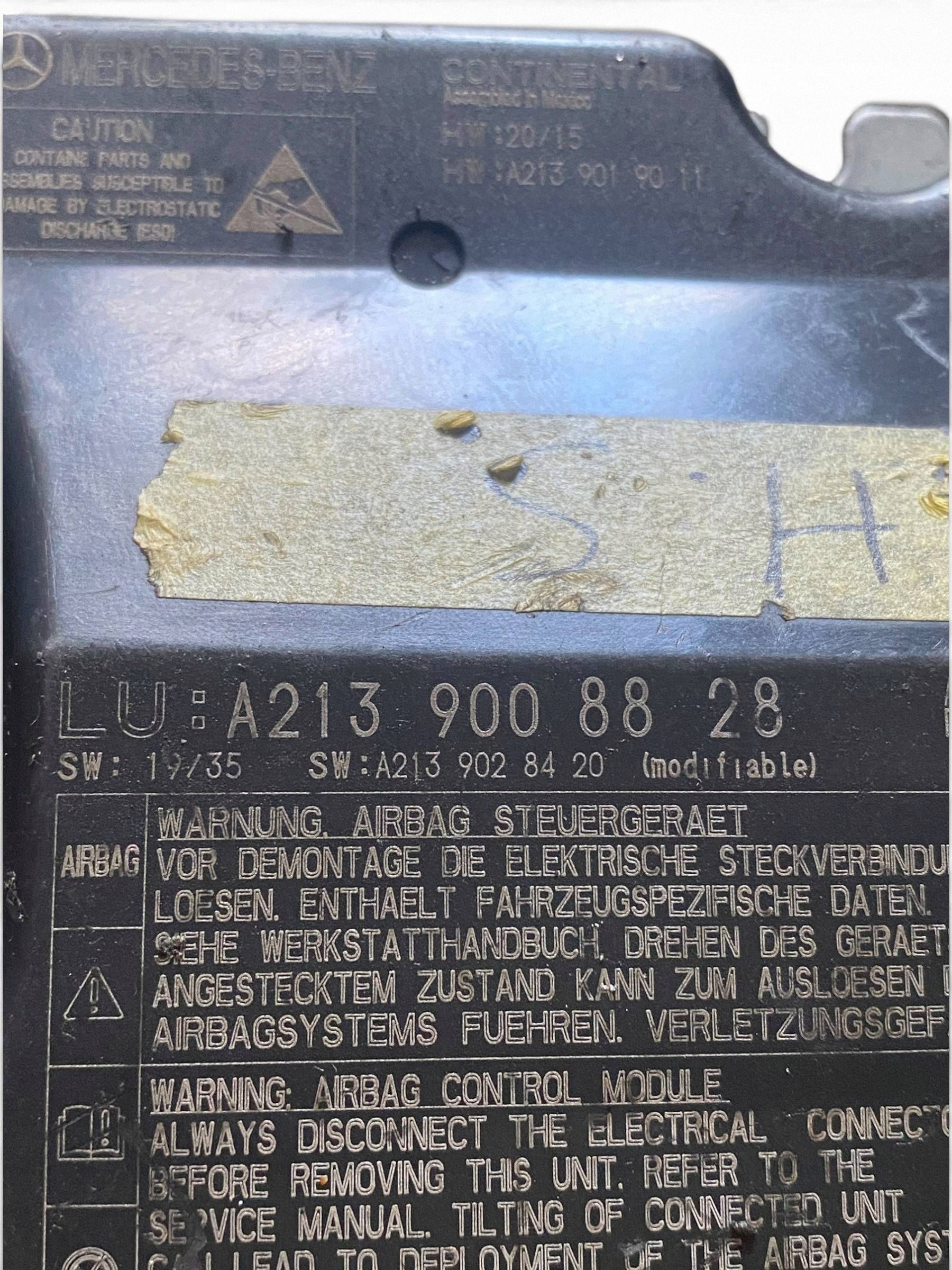 Módulo Airbag Mercedes E W213 A2139008828XX image 3