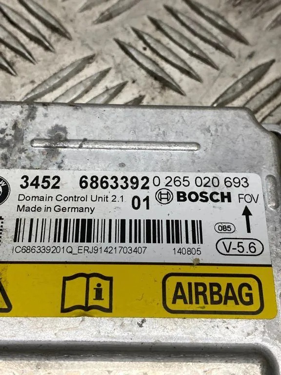 Airbag-Modul BMW 3 (F30, F80) 0265020693 2.0D 135kW 2014 image 4