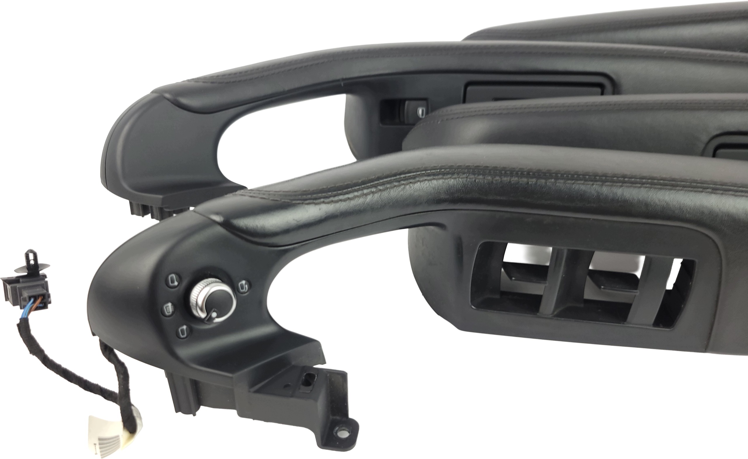 Audi A6 C6 Lift Leather Armrests Handles Trim Set EU