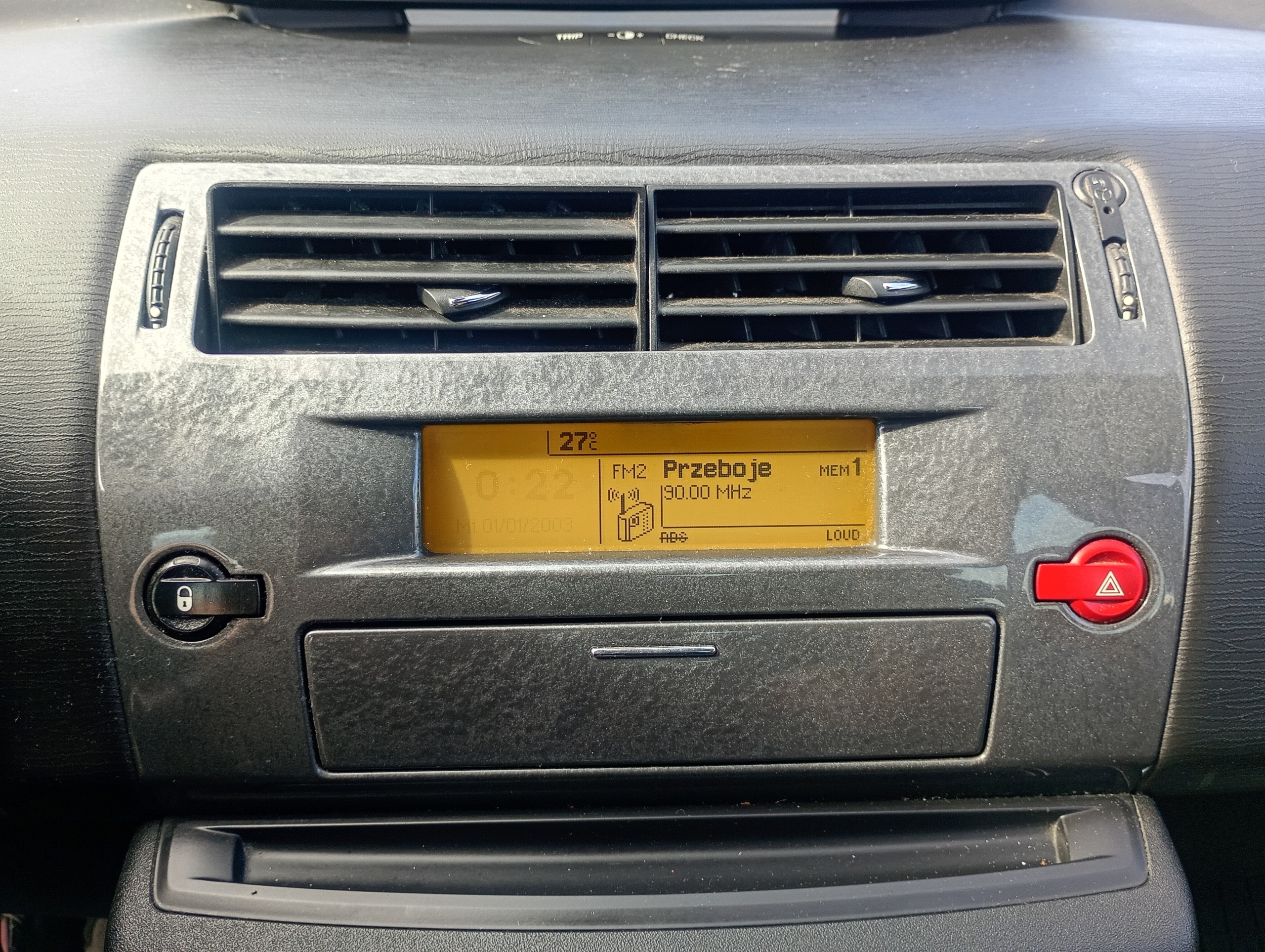 Mittluftventil med ram Citroen C4 I 04-10 image 2