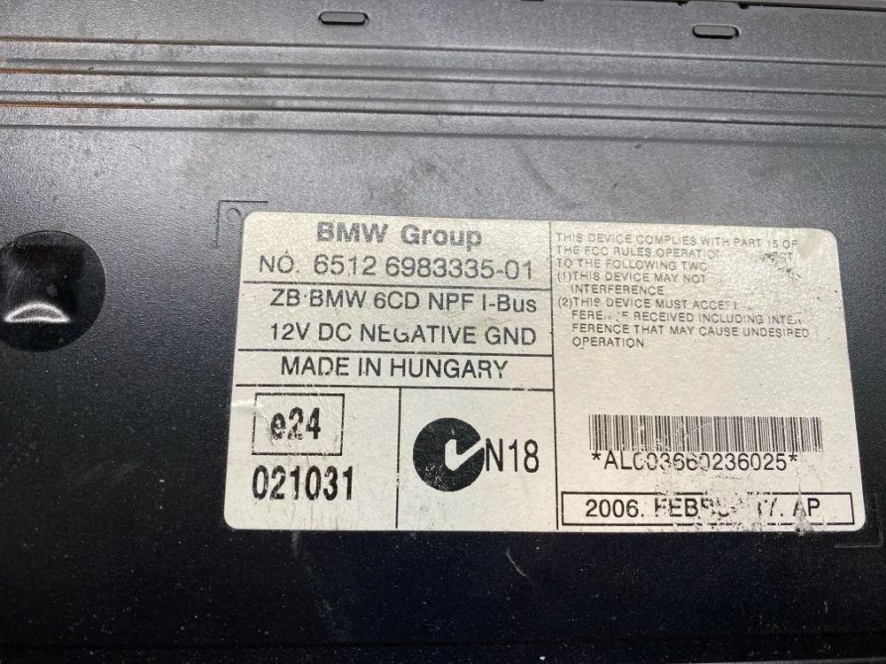 Changeur CD BMW X5 E53 AL003660236025 3.0d 160kW 2005 image 7