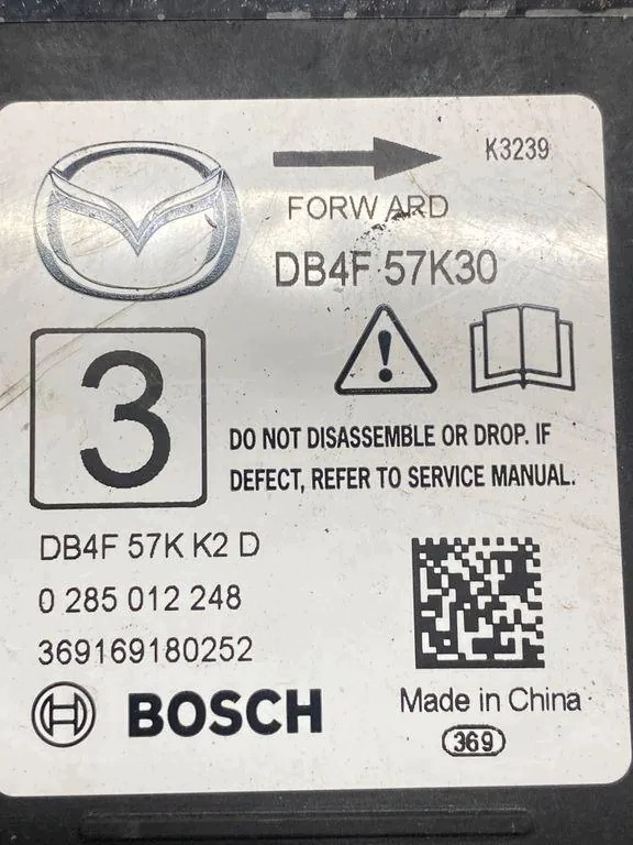 Module airbag Mazda CX-3 (DK) 0285012248 2.0L 110kW 2017 image 6