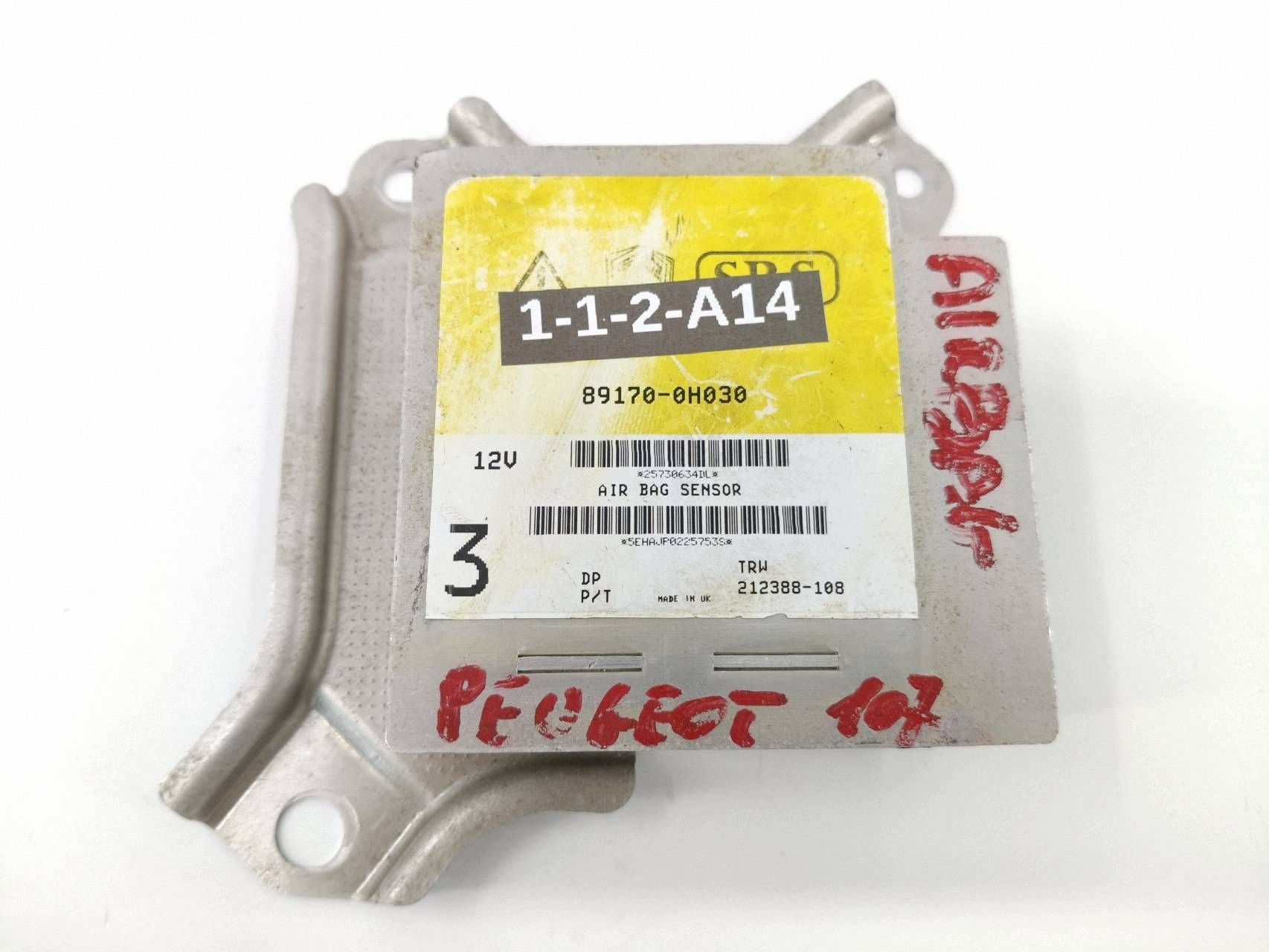 Module Airbag Toyota Aygo 891700H030 image 4