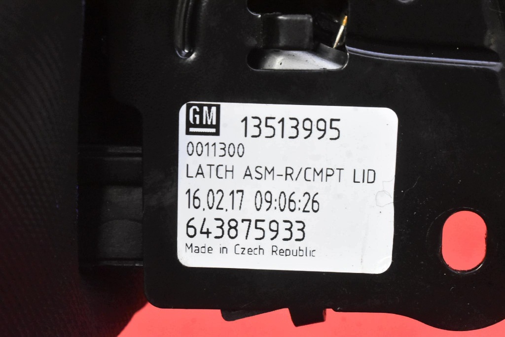 Kofferraumdeckelschloss 13513995 OPEL ASTRA 4 IV J SEDAN LIFT 11-20 image 7