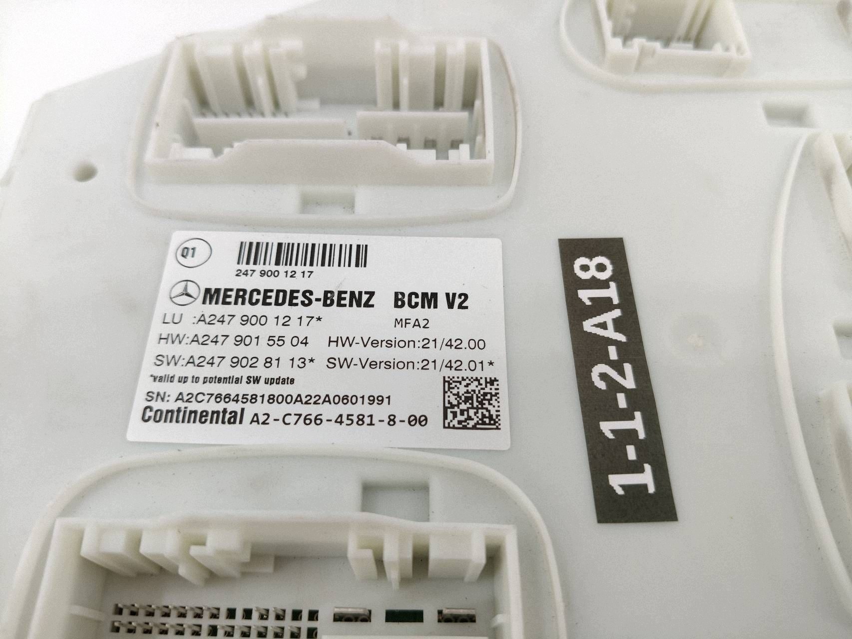 Karosseriesteuergerät Mercedes B W247 A2479001217 image 4