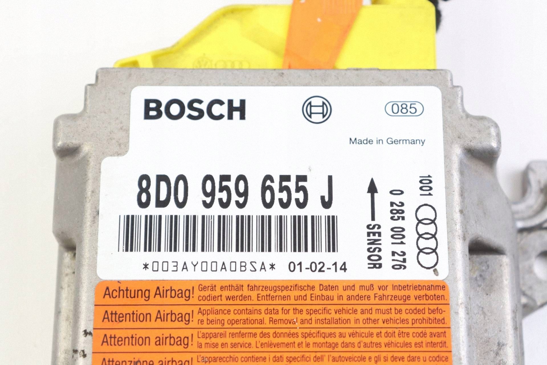 Krockkudde styrenhet Audi A4 B5 8D 8D0959655J image 3
