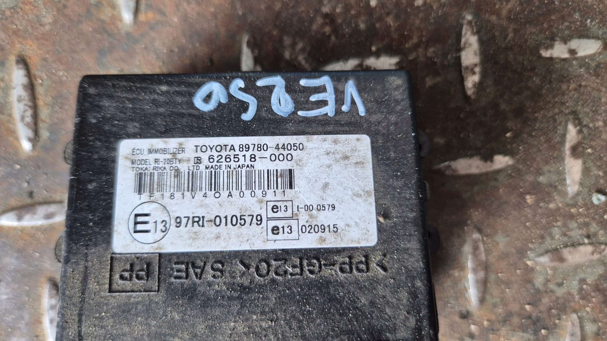 Immobilizer-moduuli Toyota Avensis Verso 8978044050