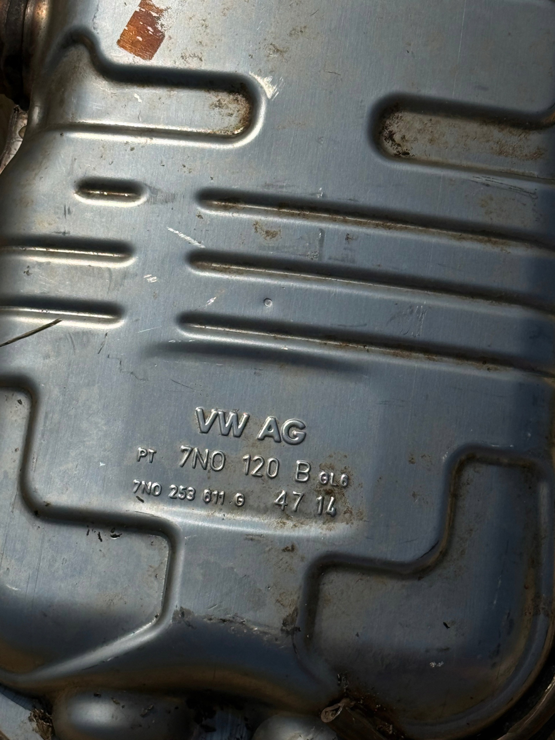 Used Exhaust Muffler for VW Sharan II 2.0 TDI