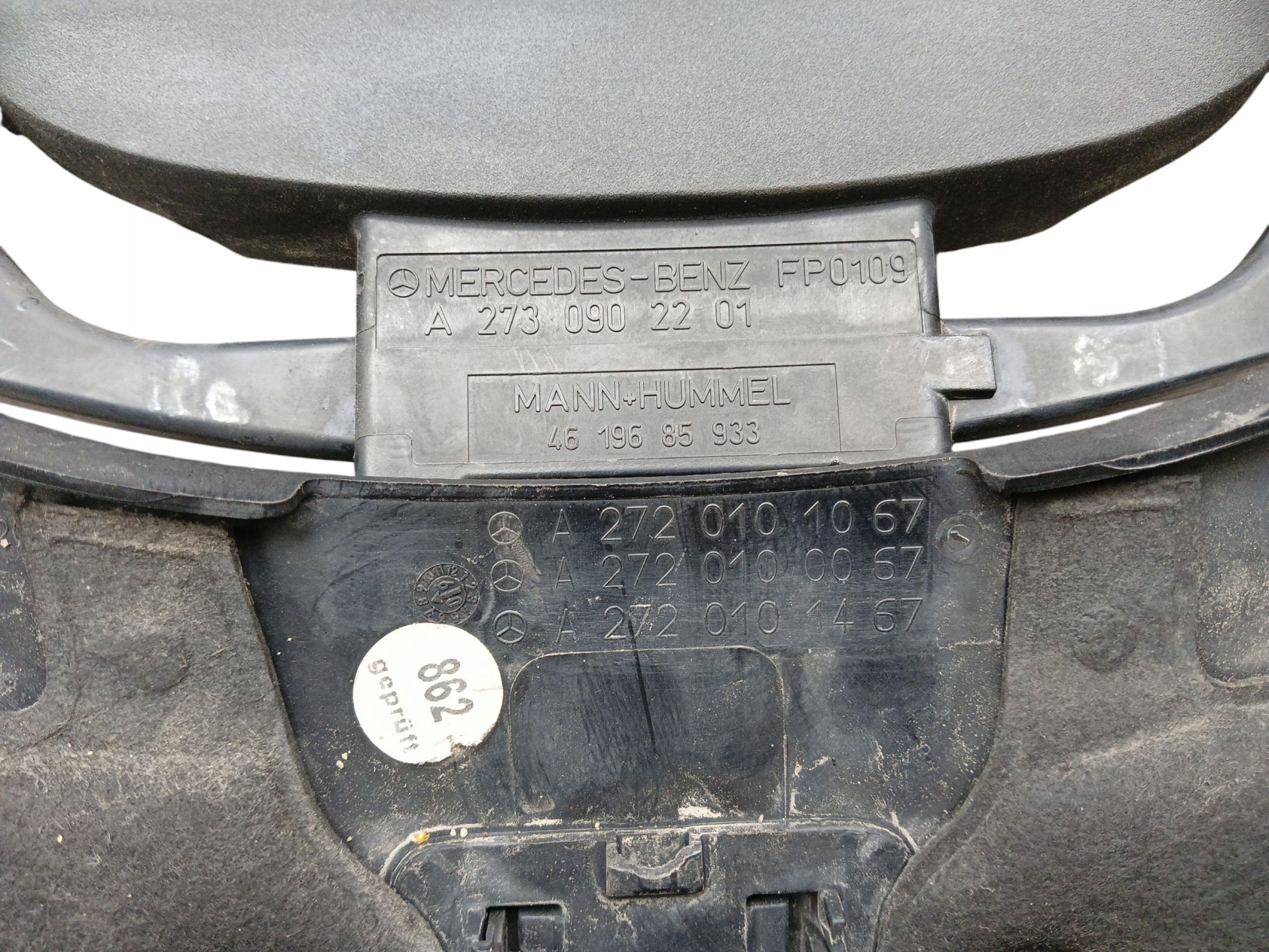 Boîtier de filtre à air Mercedes A2730902201 image 4