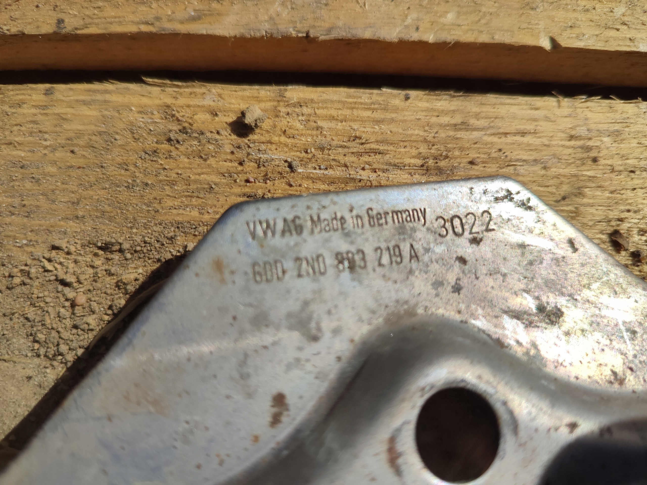 VW Crafter Platform Battery Mount 2N0803219A OEM image 3