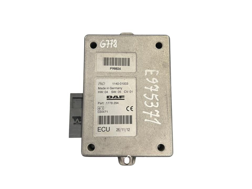 Unité de commande 1778294 DAF XF 105 2012 image 2