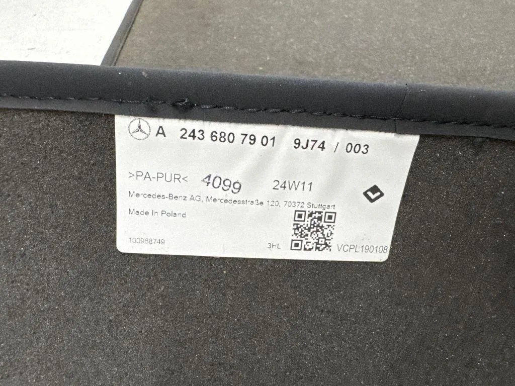 Tapis MERCEDES B-CLASS W247 A2436807701 image 8