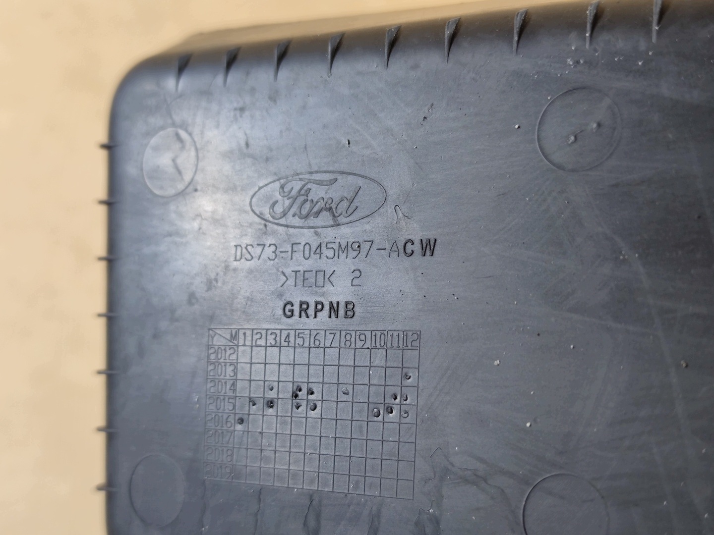 Einsatz Gummi Mittelkonsole Ford Mondeo MK5 image 6