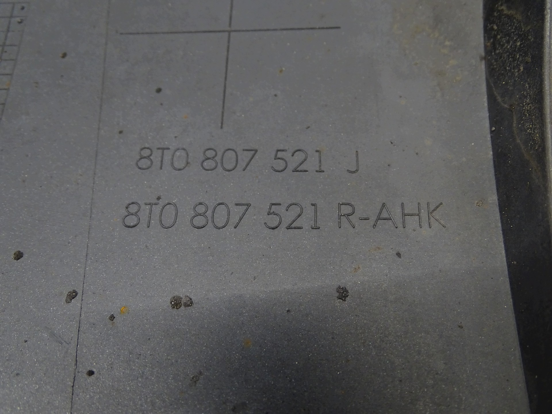Diffuser arrière Audi A5 8T 8T0807521J image 8
