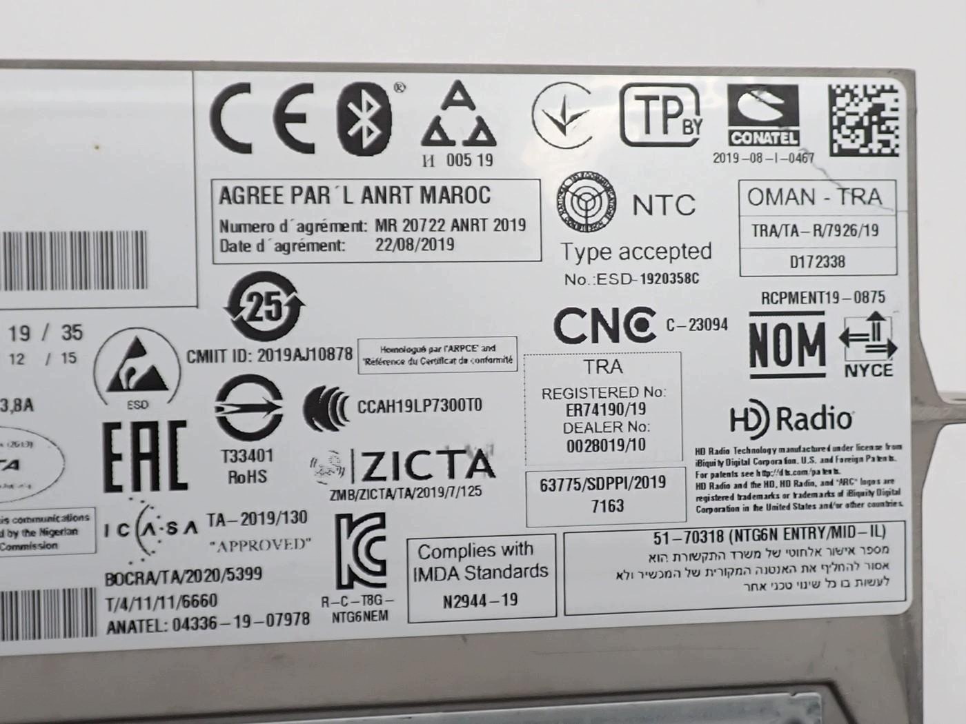 Navegação Mercedes GLA II H247 A2479005413 image 5