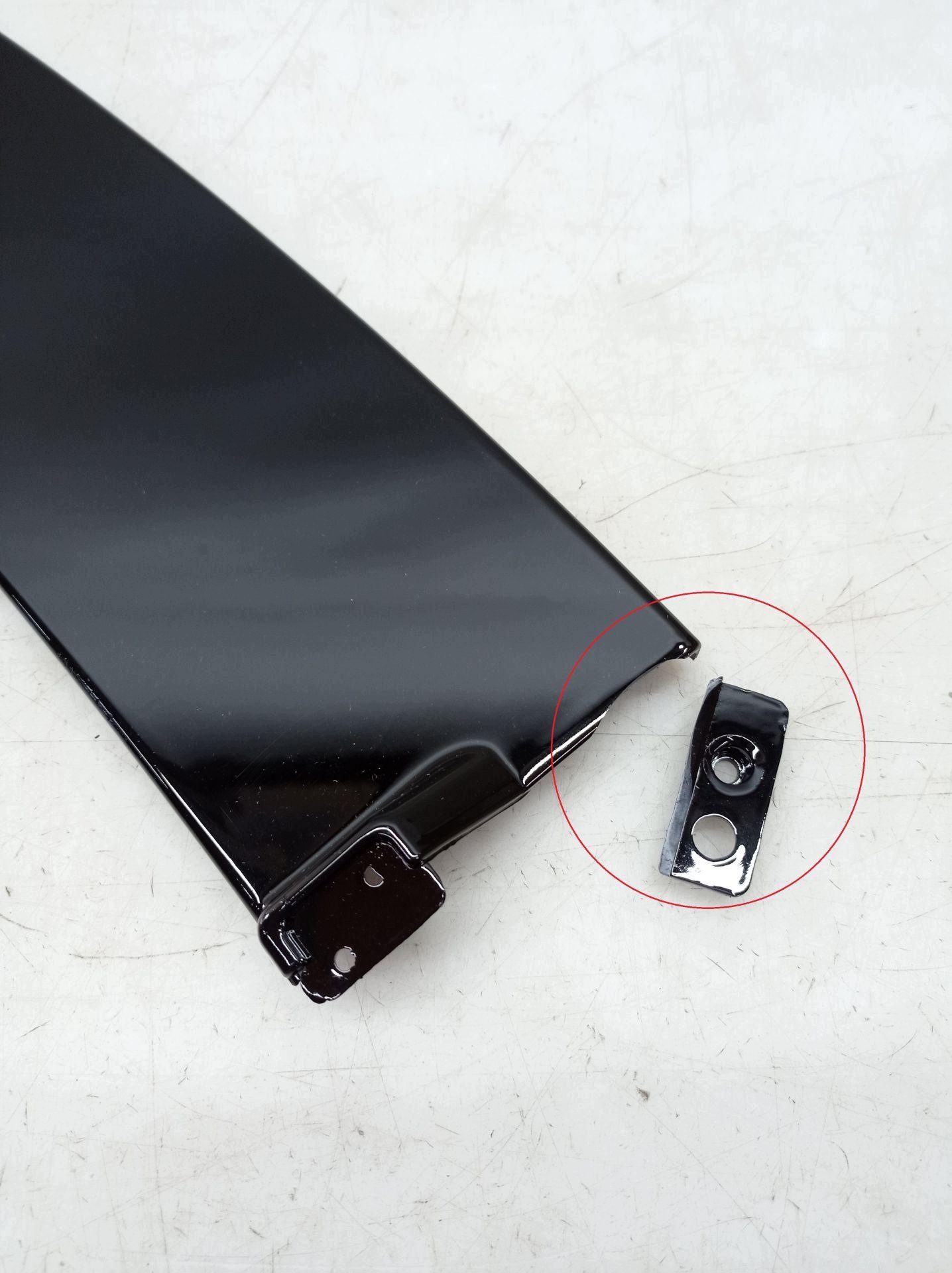 Schwarzer glänzender Frontspoiler für BMW 3er F30 F31 2012-2018 image 4