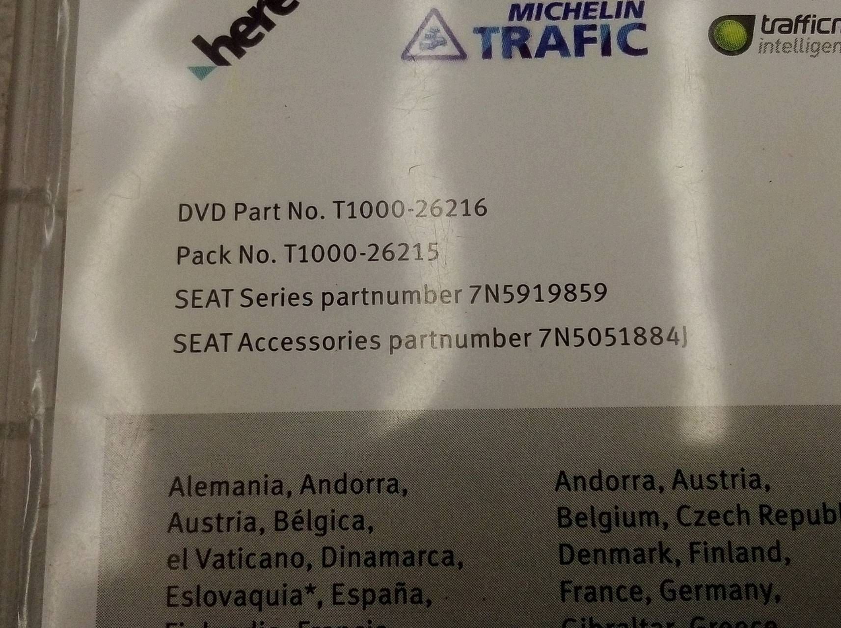 Skoda Superb B6 (3T) 2010 7N5919859 Cartes navigation CD/DVD image 4