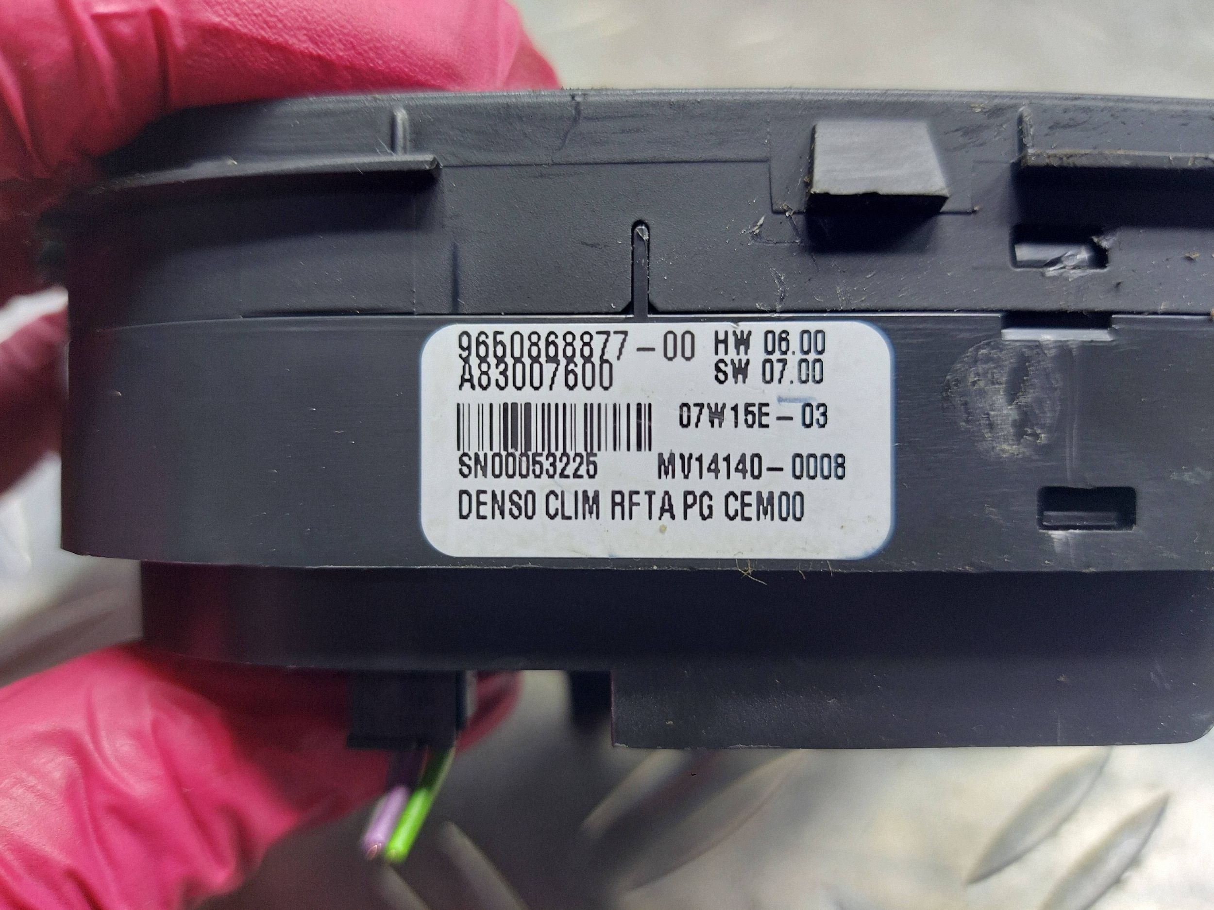 Citroen C4 Picasso Climate Control Panel 9650868877KAS image 4