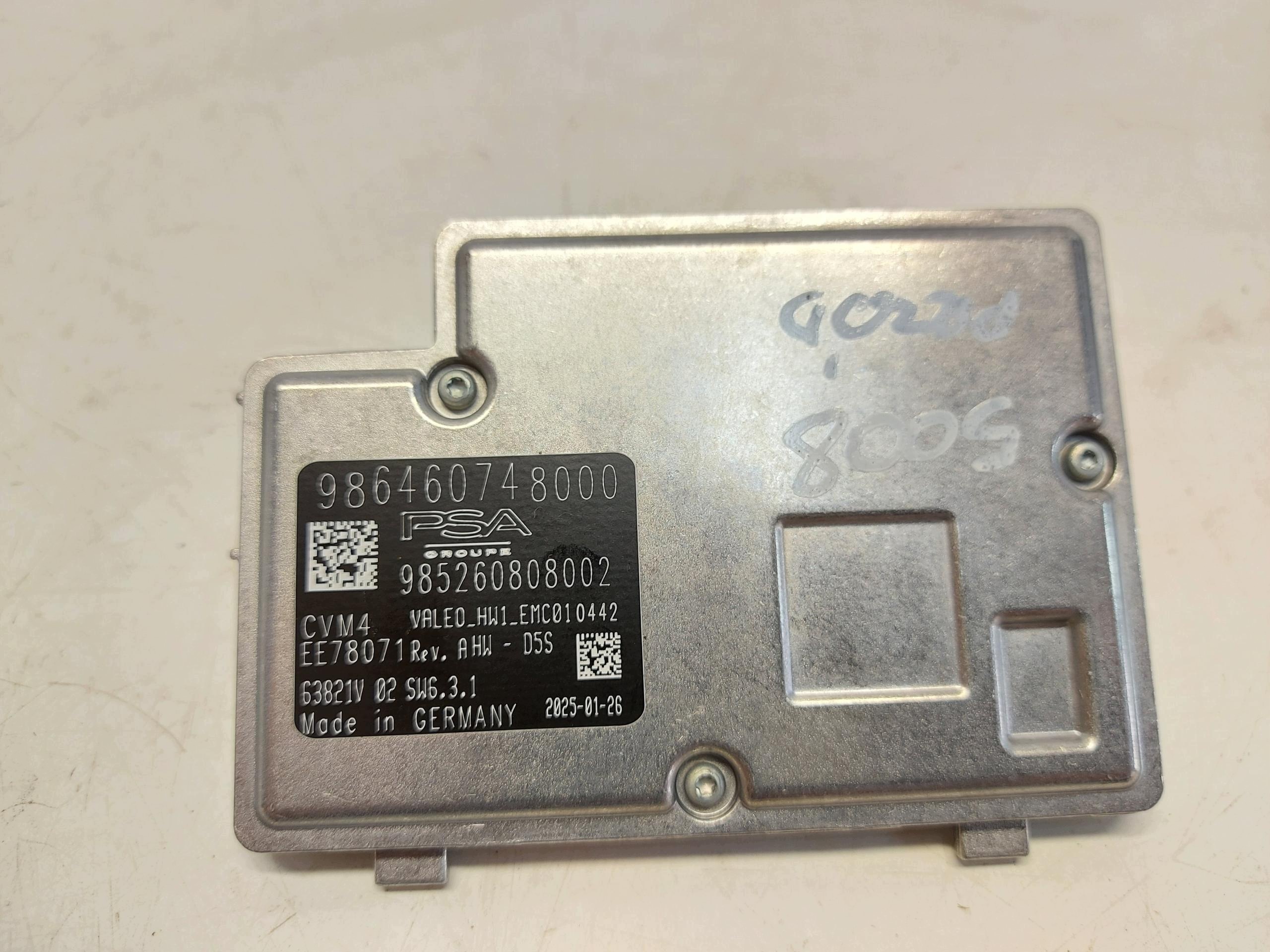 Peugeot 5008 III E5008 kamera asistentti kaistavahti 9852608080