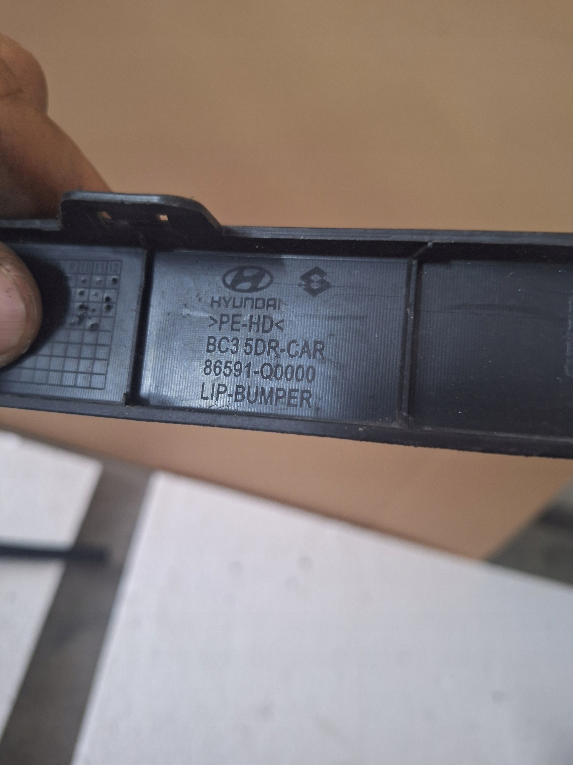 Hyundai Kona Front Bumper Spoiler 86591Q0000FHUKM