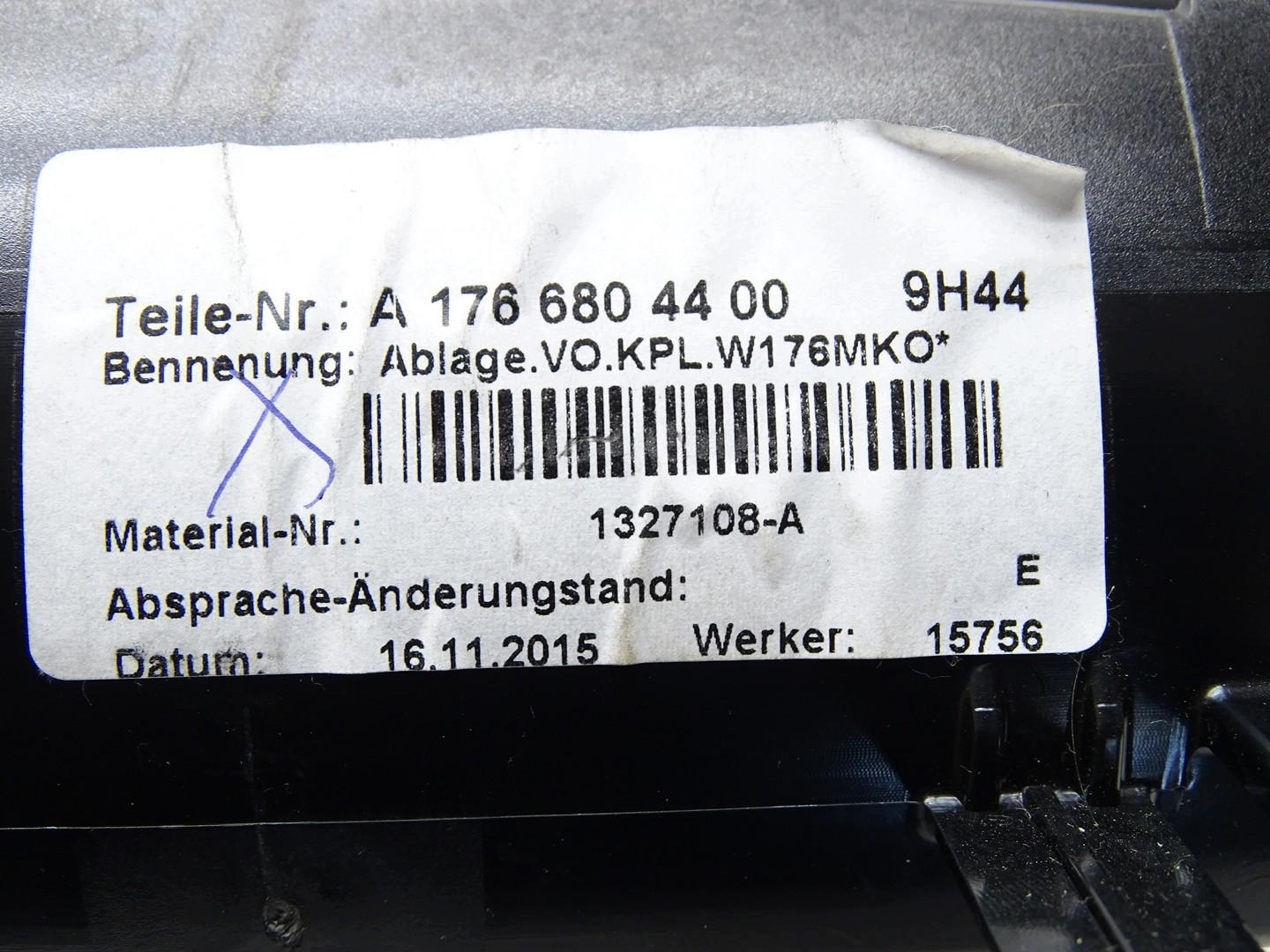 Mercedes W176 A-Klasse cendrier A1766804400 image 7