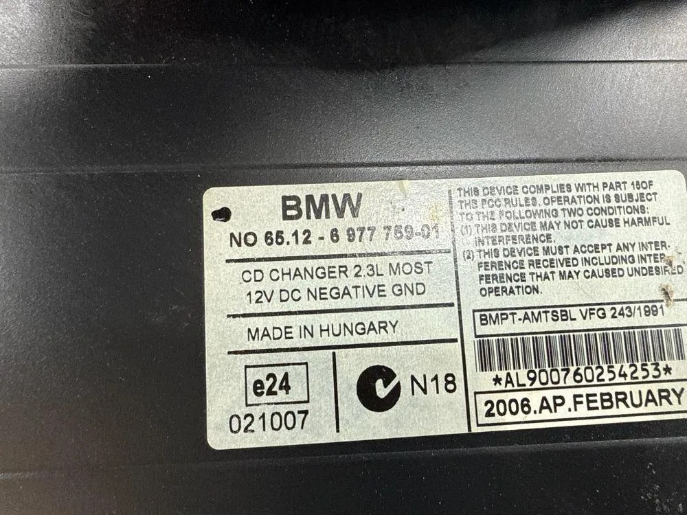 CD-wisselaar BMW 3 Touring E91 AL900760254253 image 7