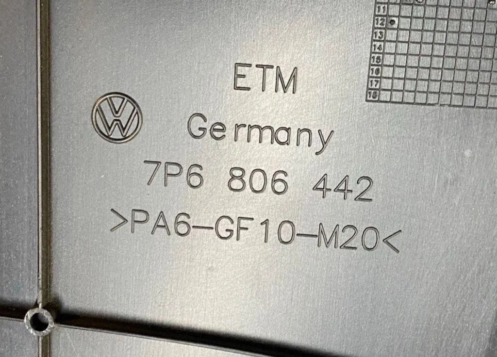 Parte Superior do Cinto Dianteiro VW Touareg 7P5 7P6806442 image 9
