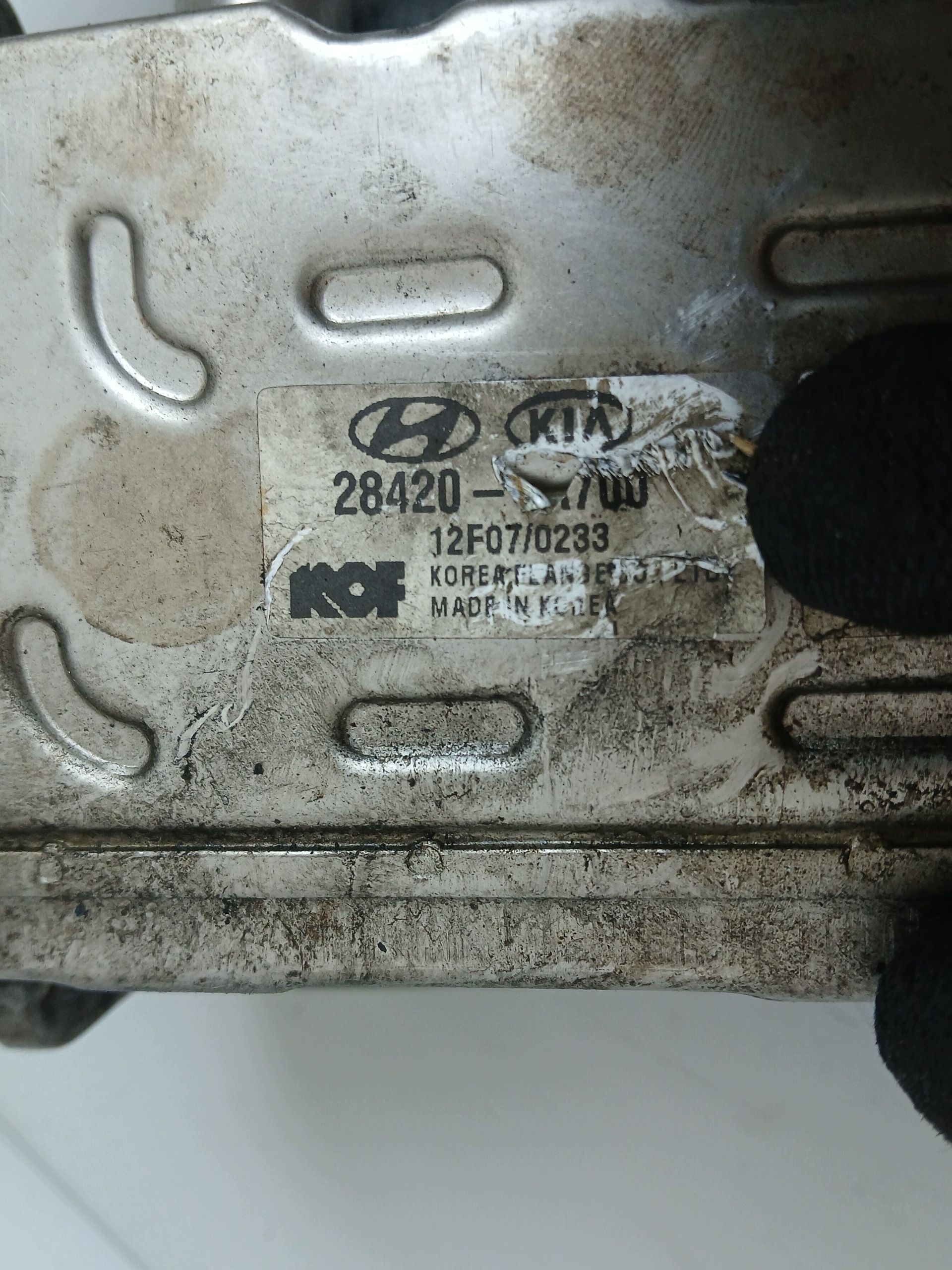 Kühler AGR Hyundai H1 II 2.5 CRDI 28416-4A750 image 6