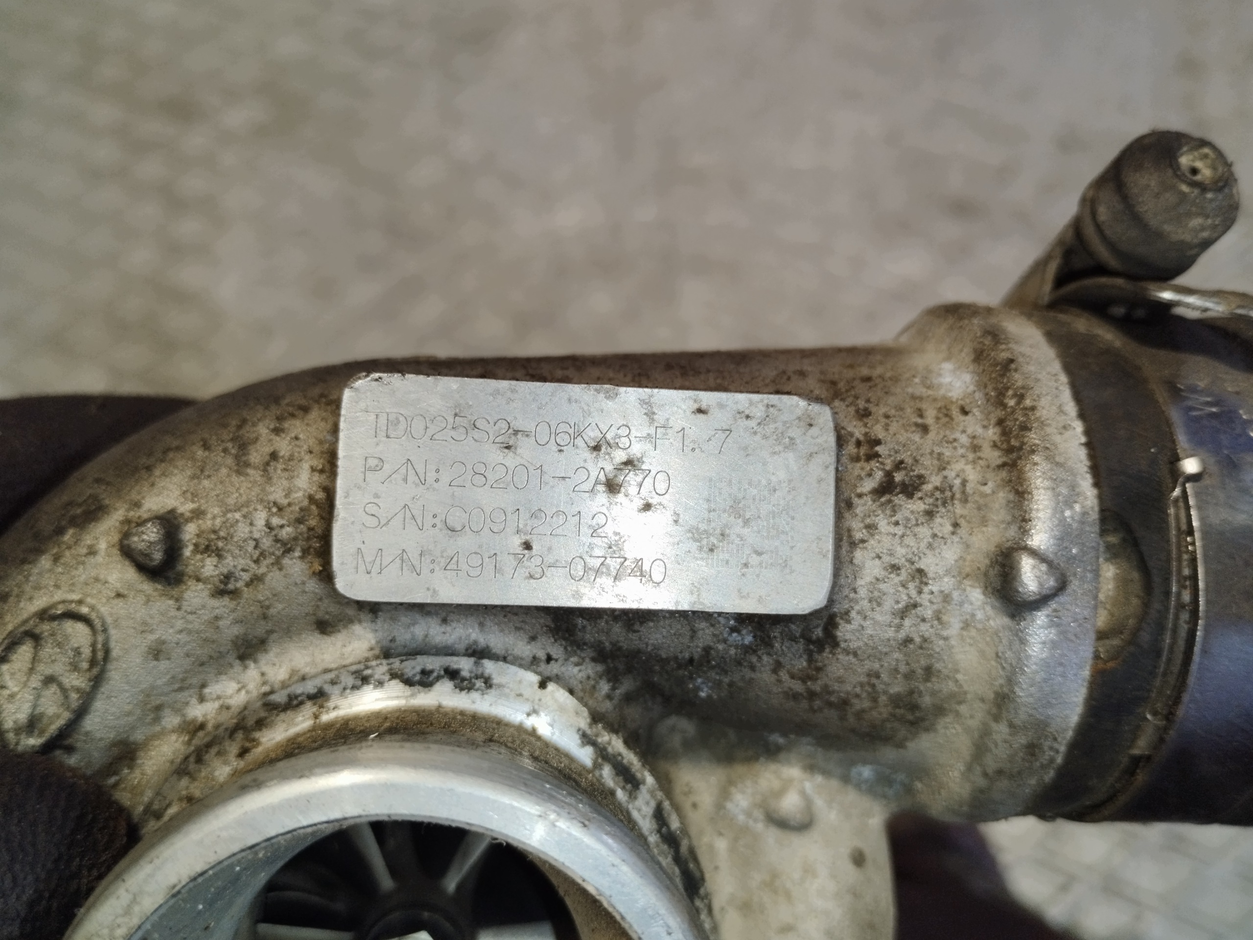 Turbine Kia Ceed 1.4 CRDI 28201-2A770 image 6