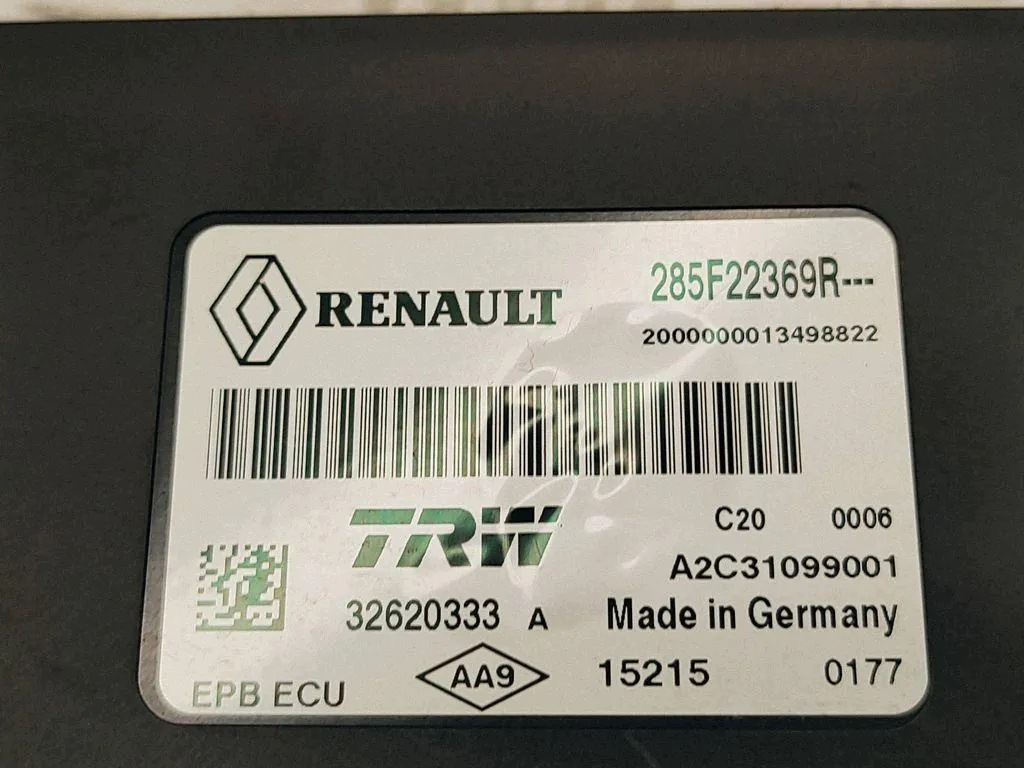 Gebruikte handremmodule Renault Megane III A2C31099001 image 4
