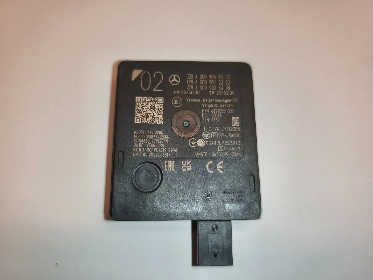 Module angle mort Mercedes CLS C218 X218 2013 A0009059517 image 2