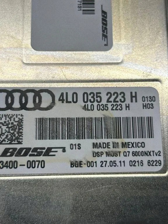 Amplificador Bose Audi Q7 4L 4L0035223H image 8