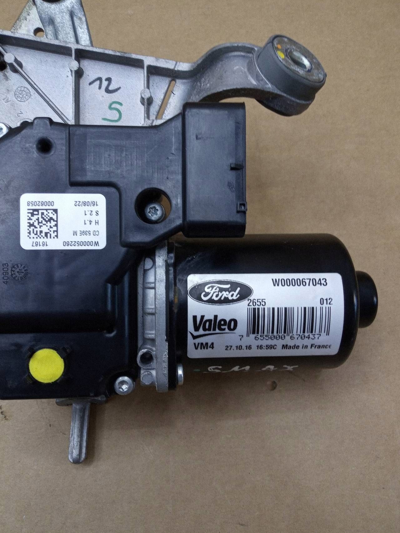Tuulilasinpyyhkijän moottori Ford S-MAX W000067043