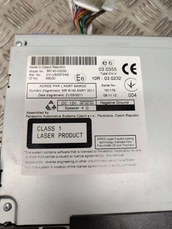 Toyota Auris E18 Navigation Maps CD/DVD 191179 image 5