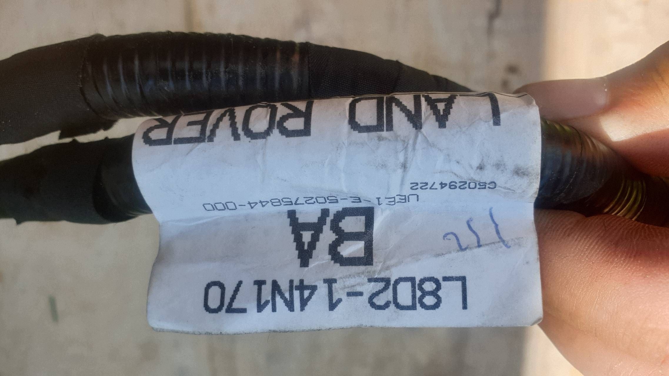 Cavo Batteria Land Rover Evoque II L8D214N170