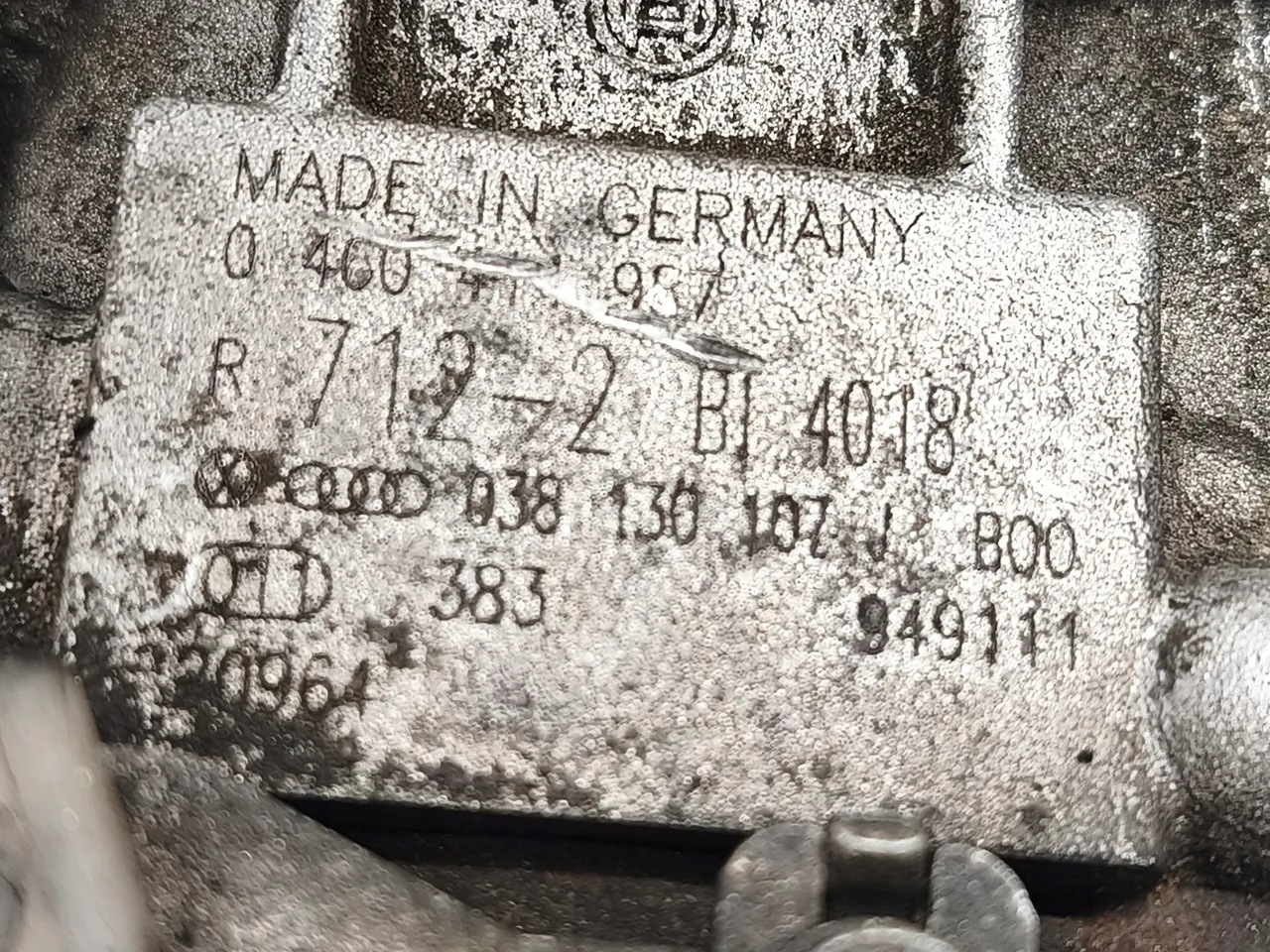Audi A3 1.9 TDI Hogedrukpomp 66kW 038130107J image 7