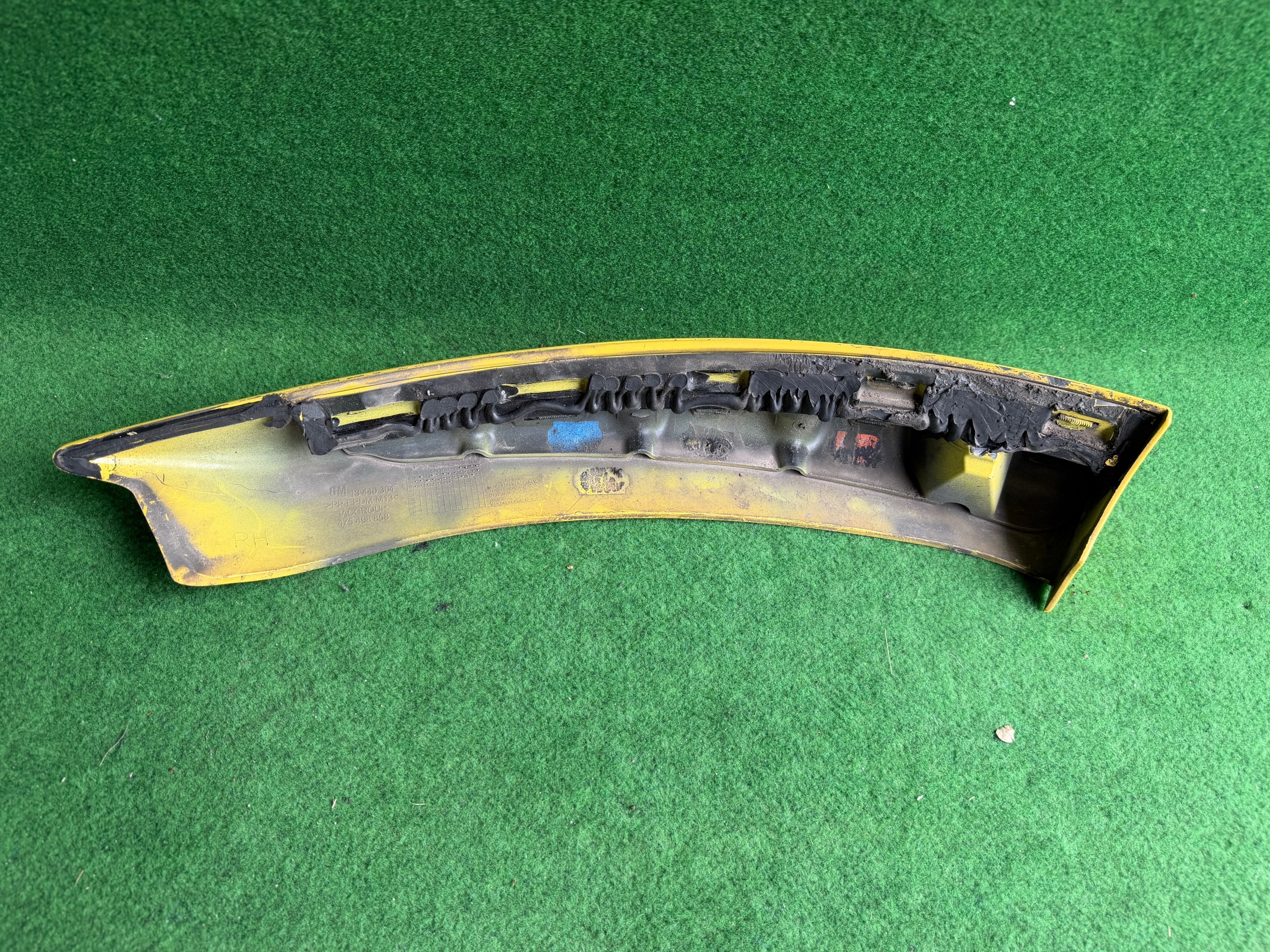 Opel Corsa OPC Line bumper spoiler rechts image 4