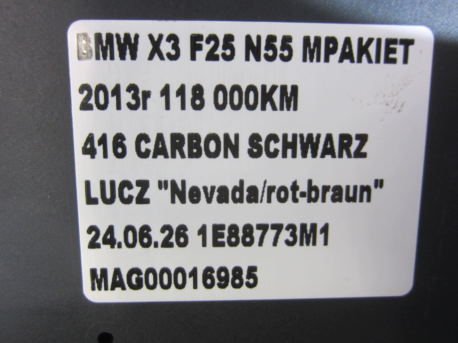 BMW X3 F25 FRM Ljusmodul 61356992947 image 7
