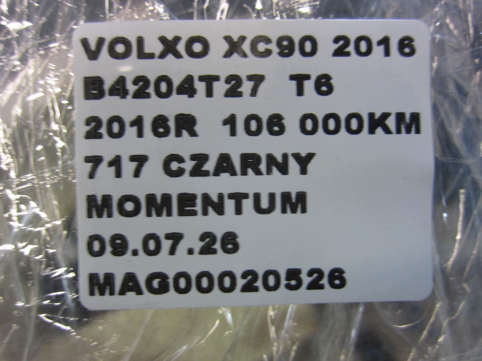 Volvo XC90 II Karosslist Bak Krom 31371236 image 8