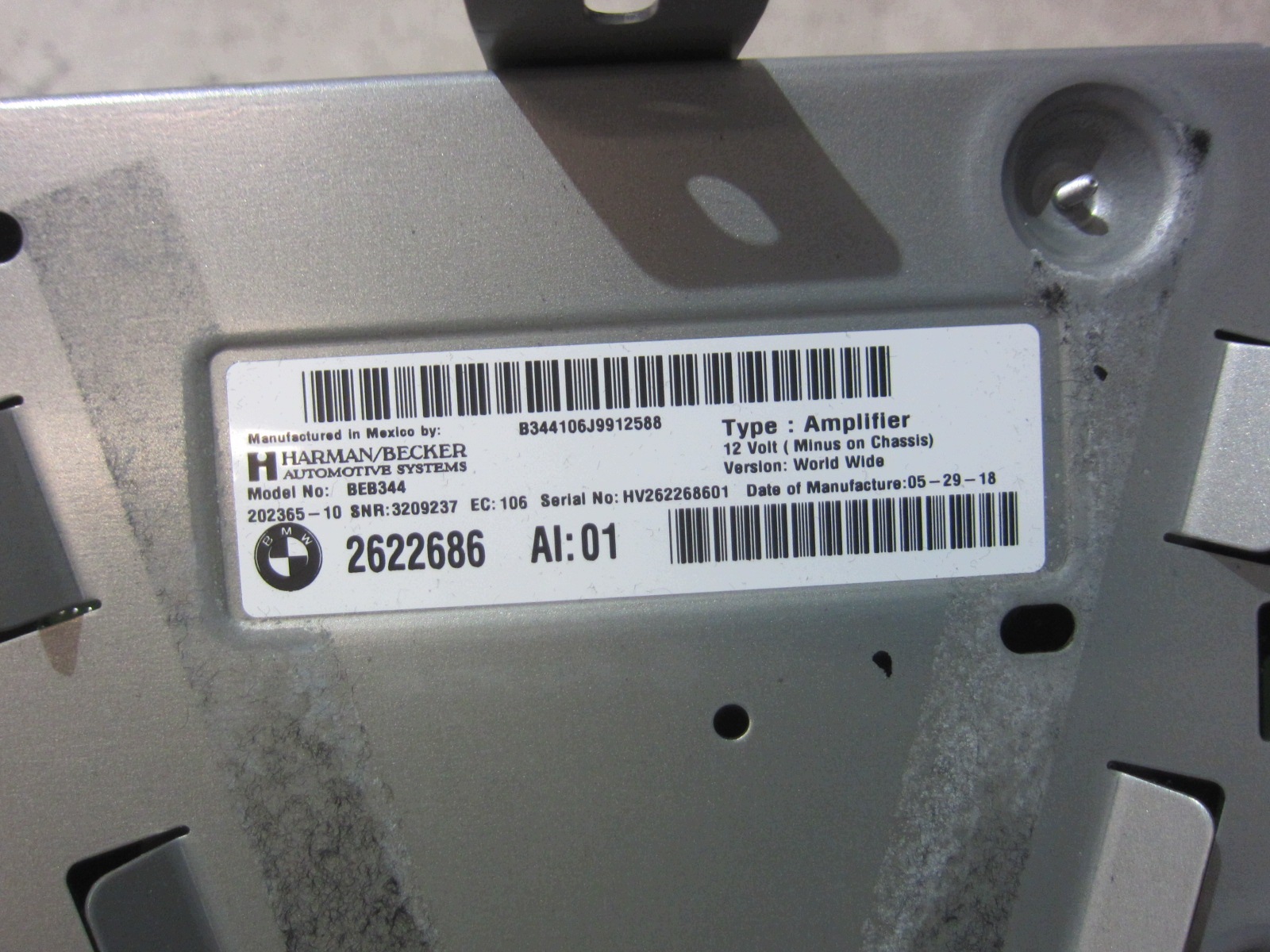 BMW X3 G01 F97 Harman Kardon Verstärker image 7