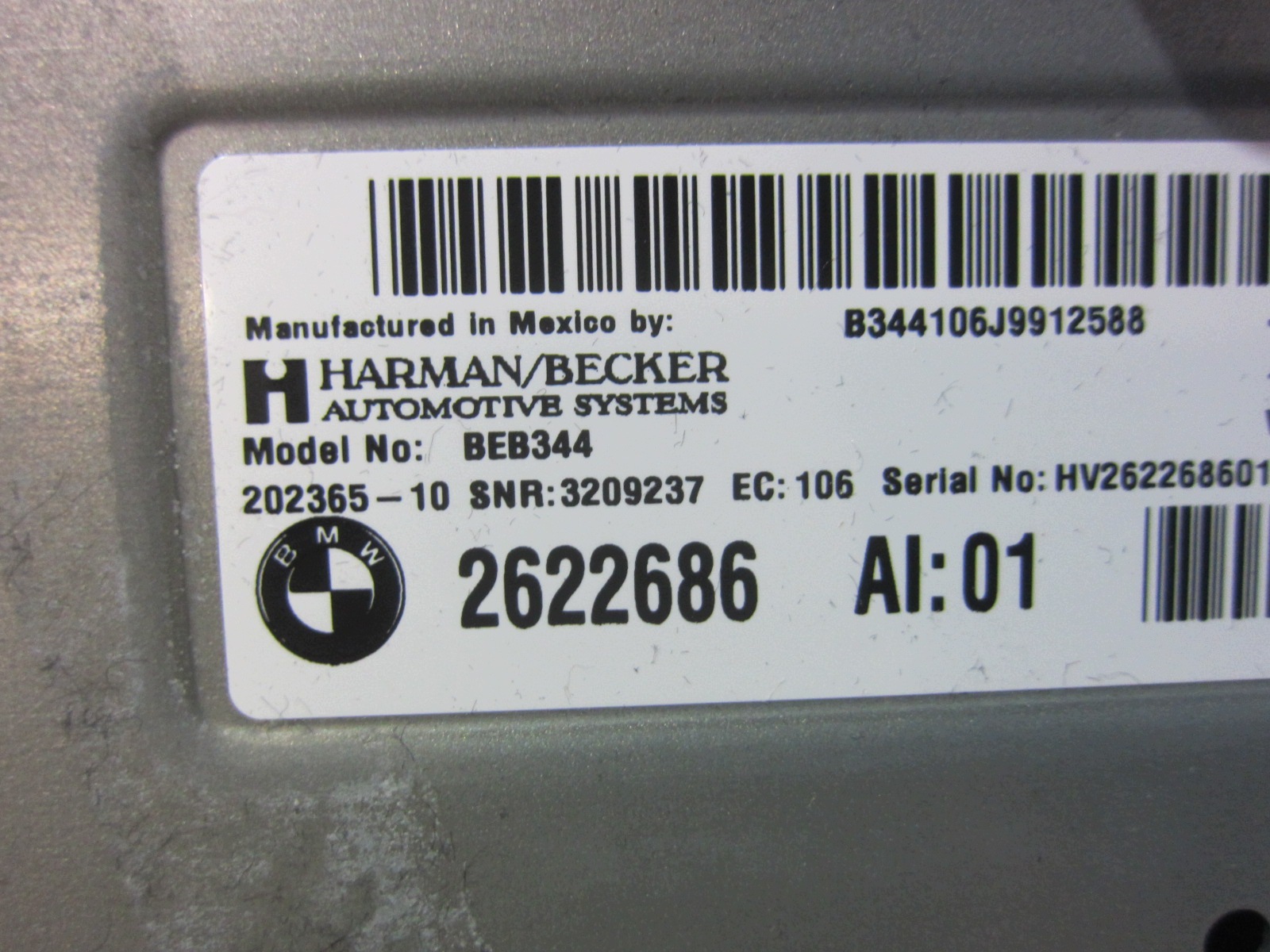 BMW X3 G01 F97 Harman Kardon Verstärker image 8
