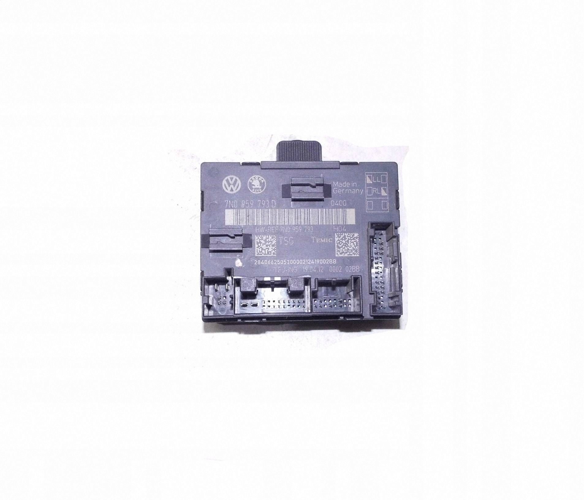 Skoda Yeti VW Sharan Deurmodule 7N0959793D image 2