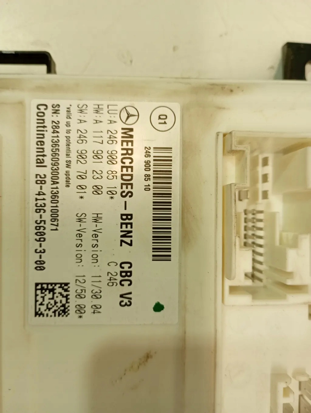 Module de commande Mercedes W176 W246 1.5 CDI A2469008510 image 4