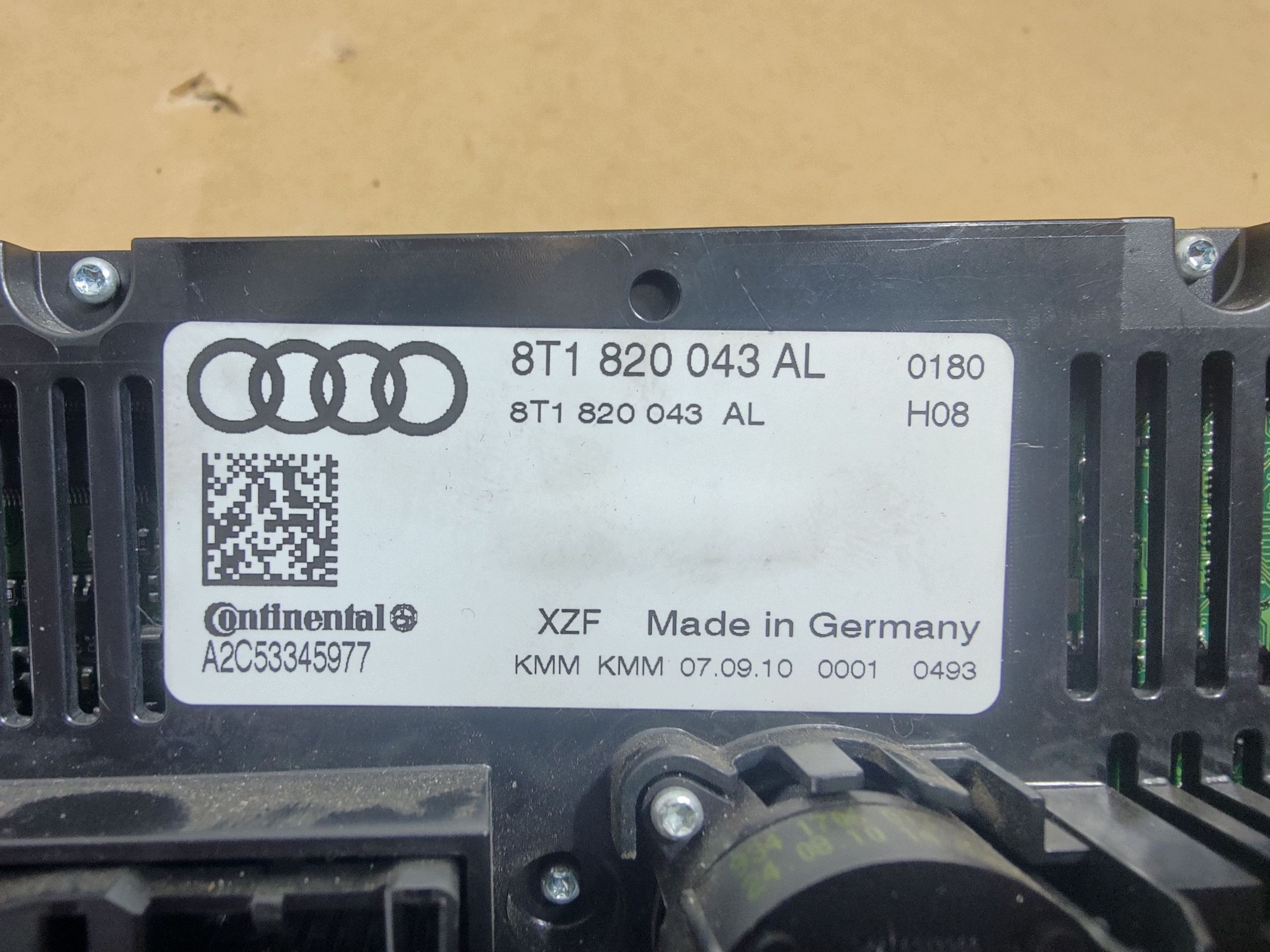 Pannello Clima Audi A5 Sportback 8TA 8T1820043 image 5