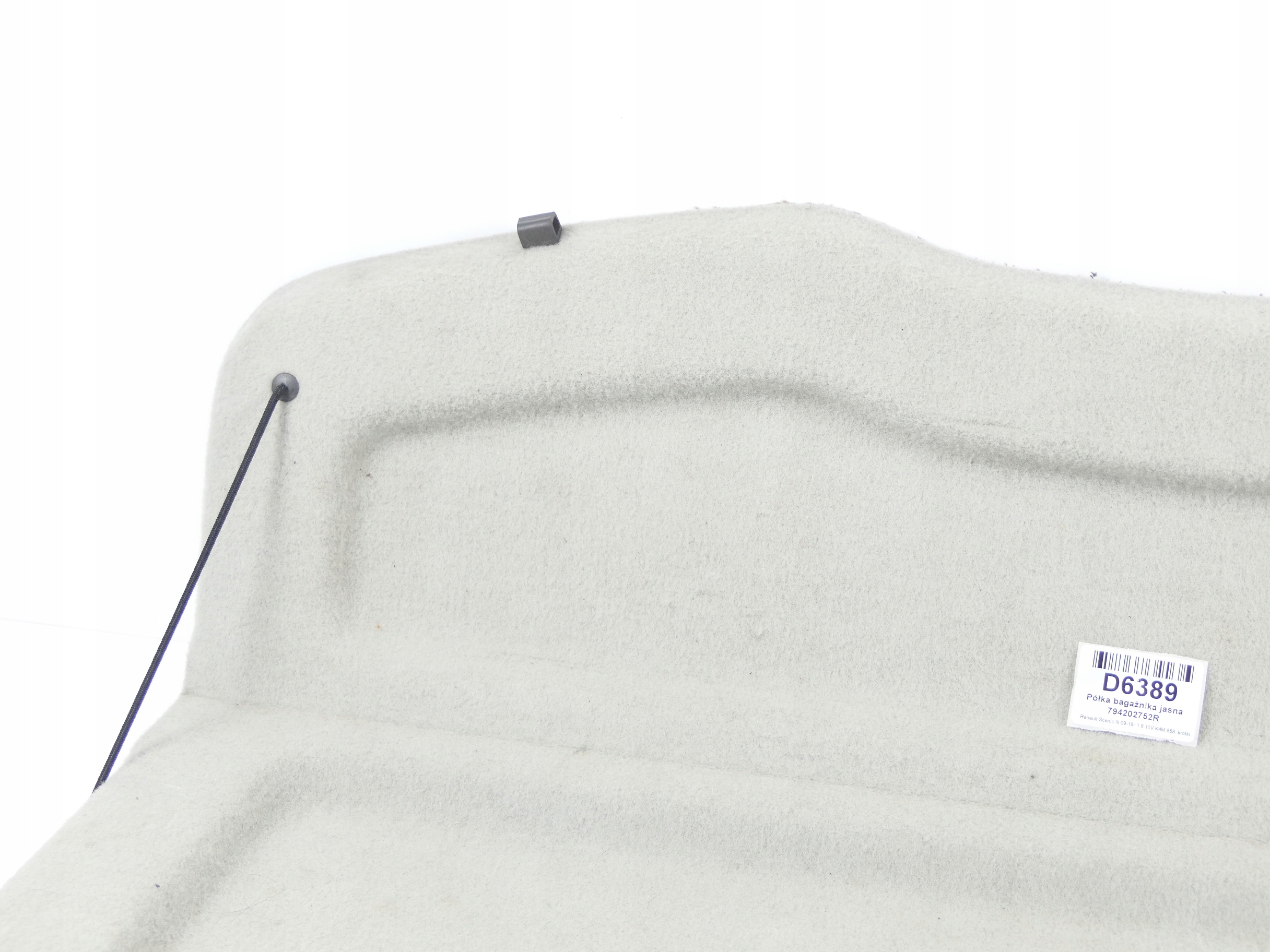 Prateleira de Bagageira Clara Renault Scenic III 09-16 Curto