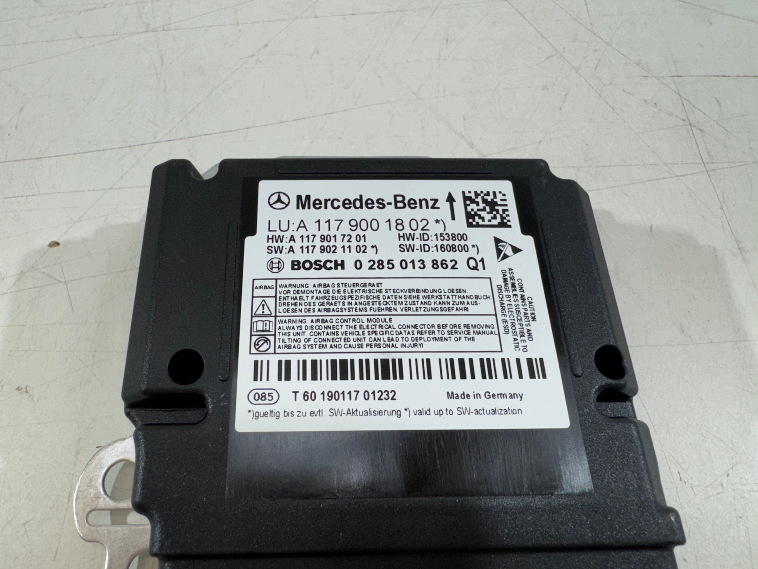 Sensor Módulo Airbag Mercedes A1179001802 image 3