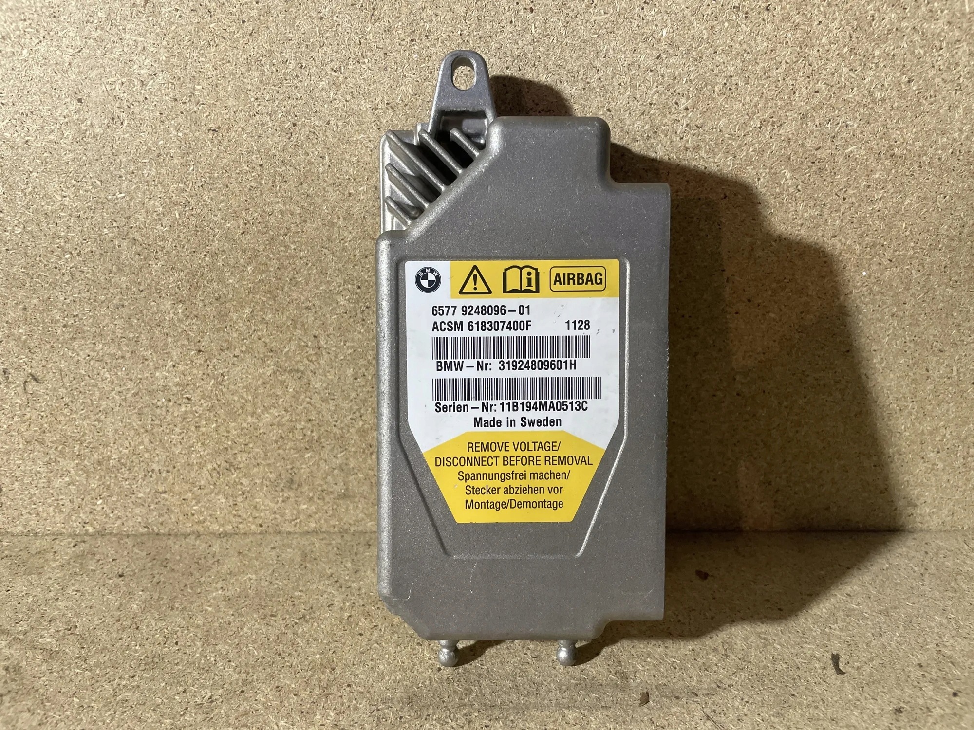 Sensor Airbag BMW 5 F10 Usado image 2