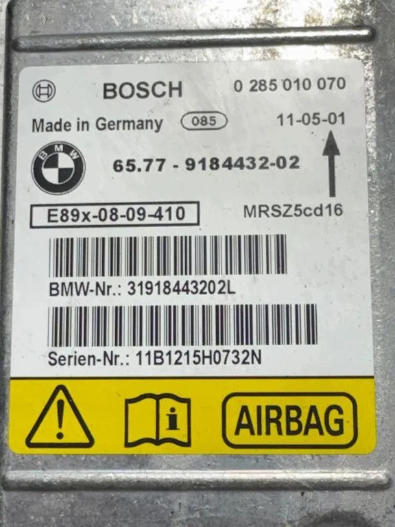 BMW 7 (F01, F02) airbag-moduuli MRSZ5CS16 image 4