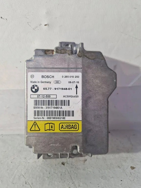 Módulo airbag BMW X5 E70 ACSM2C920 408kW 2009 image 2