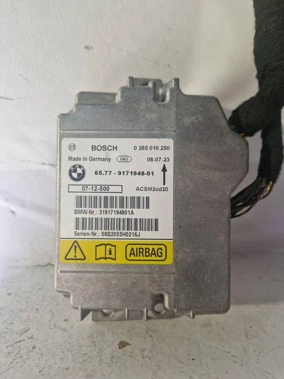Module airbag BMW X5 E70 ACSM2CM20 408kW 2009 image 2